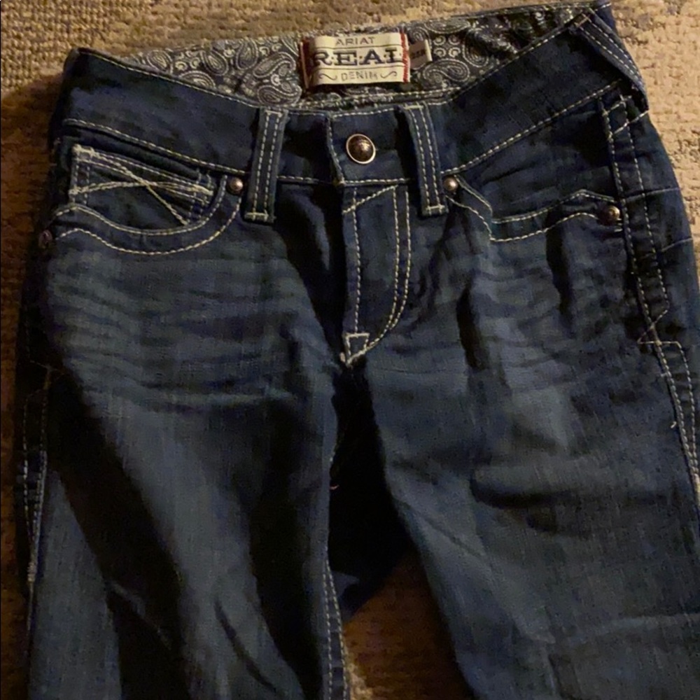 Ariat Mid Rise Stretch Straight Leg Jean